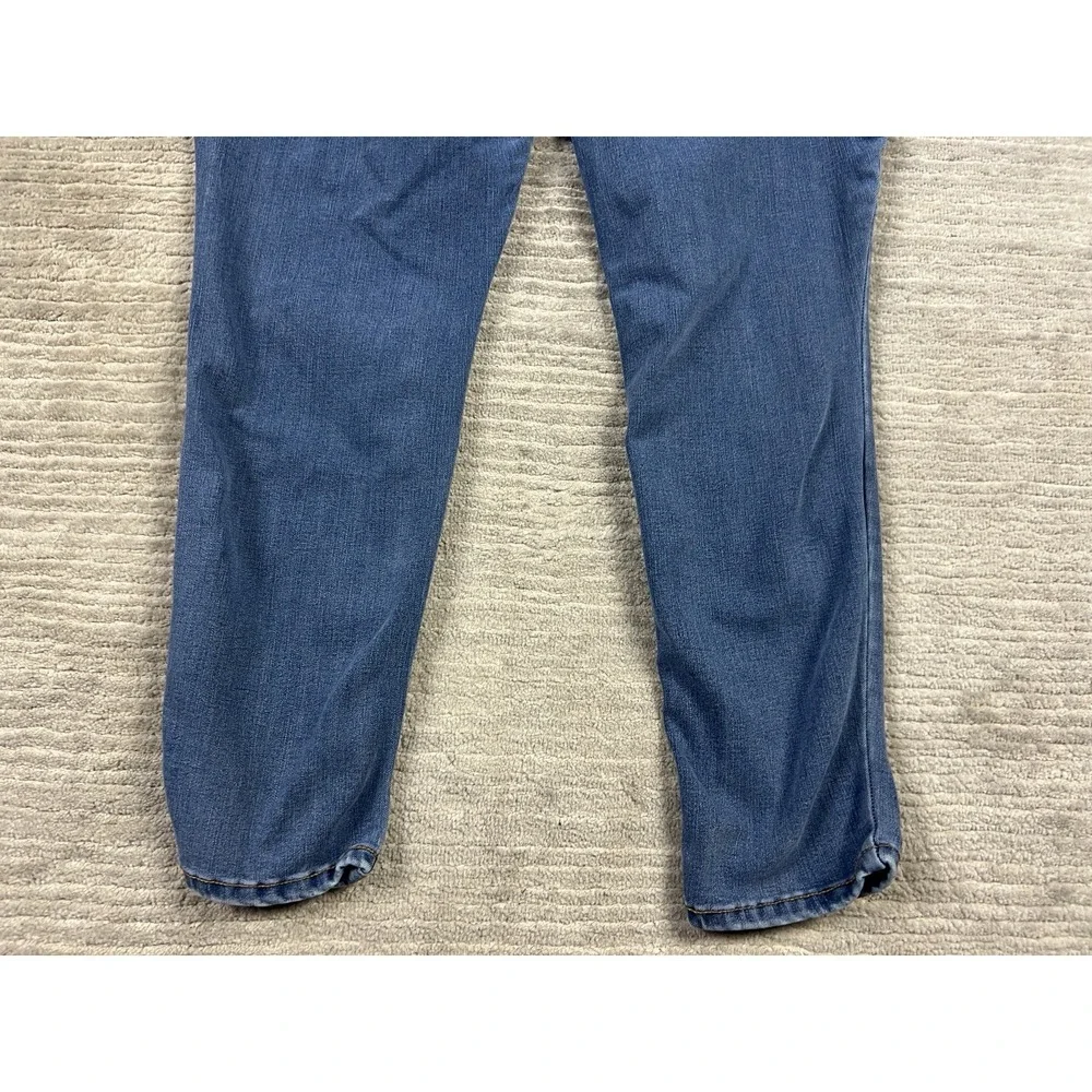 Time and Tru Jeans Womens‎ 14 Blue Denim Cotton Blend High Rise Skinny